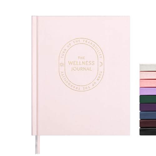 &And Per Se Wellness Journal, Self Care & Daily Journal for Women, Mental Health Planner with Habit Tracker, Diet & Goals, Undated, Gift-Ready (Pale Pink) - color: D-Pale Pink