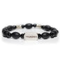 Tigranes Premium Natural Stone Bracelet Collection – Handmade Gemstone Jewelry in Luxury Branded Gift Box - style: Matte Onyx