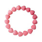 MUDI Bracelet For Women, Bodhi Seed Beads Bracelets Fidget Healing Energy Protection Stretch to My Man Jewelry Gift - color: Pink Heart