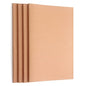 4 Pack Blank Kraft Notebooks, Blank Paper Sketchbooks for Drawing Doodling Writing,Travel Journal Set, A5, 36 Pages, 8.3” X 5.5”