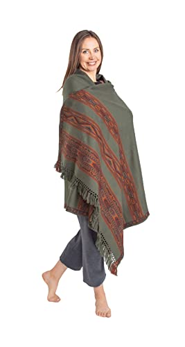 Meditation Shawl or Blanket, Exotic Shawl/Wrap, Oversize Scarf or Stole. Unisex - color: Charcoal