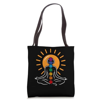 Meditating Yoga Meditation Pose Yogi Meditation Tote Bag