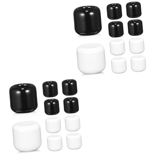 Luxshiny 16pcs Ceramic Chime Candle Holders Spell Candle Holders for Home Weddings Rituals and Altar Setup