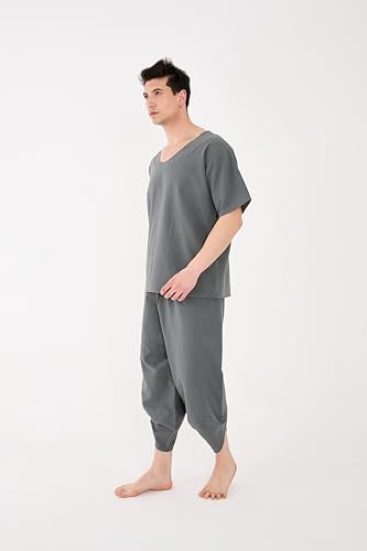 100% Cotton Lightweight Fabric Sile Cloth Modern Shalwar Yoga Meditation
