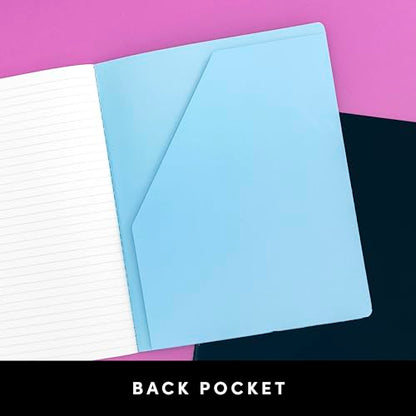 PAPERAGE Soft Cover Blank Journal Notebook, 2 Pack, (Lavender), 100 Pages, Large 7.5 inches x 9.5 inches, Ideal for Sketch Book, Note Taking & Travel Journal - color: Lavendar, style: Plain