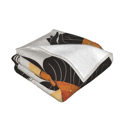 Yoga Meditation Prints Throw Blanket (280g Flannel) Anti-Pilling Warm Fuzzy Blankets for Bed Sofa Couch Travel 40x30 Inch - color: Yoga Meditation, size: 40x30 Inch