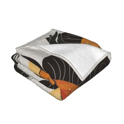 Yoga Meditation Prints Throw Blanket (280g Flannel) Anti-Pilling Warm Fuzzy Blankets for Bed Sofa Couch Travel 40x30 Inch - color: Yoga Meditation, size: 40x30 Inch