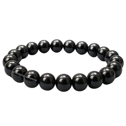 Amazing Gemstone Crystal Bracelet for Women Men's Gifts - Protection Healing Crystal Bracelet - 8mm Gemstone Beaded Stretchable Bracelet Pulseras Para Hombres Mujer Stocking Stuffers Mothers Day Gift (Black Tourmaline) - color: Black Tourmaline