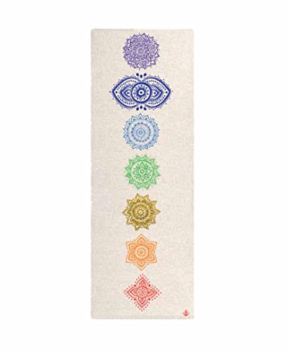 Shakti Warrior Hemp Yoga mat - Extra Long and Wide - Artist Designed, Premium eco Friendly mats, Non Slip, Non Toxic, Great for Regular & Hot Yoga, Pilates and Workouts (84 inch x 27 inch x 2mm Thick)
