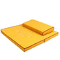 Japanese Foldable Meditation Cushion Set,Yoga Meditation Floor Pillow,Large Meditation Mat and Pillow Set for Sitting on Floor for Floor Balcony Mat Bedroom Patio yellow-70cm