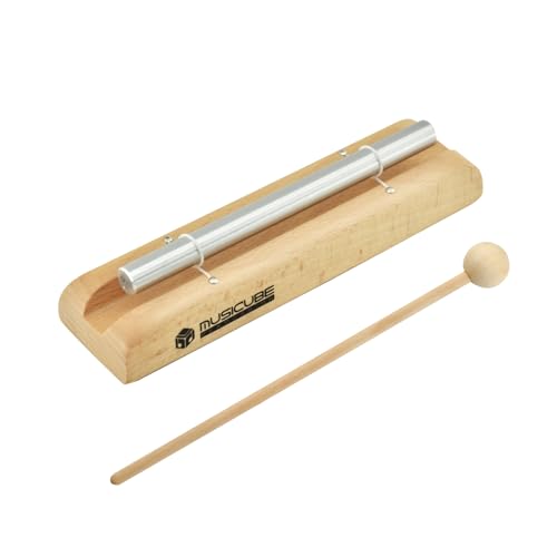 Meditation Chime G-Tone Chime Wooden Hand-held Chimes for Classroom Management, Yoga, Meeting and Sound Therapy, Chime Mallet Included 110804-NEW - size: G-tone