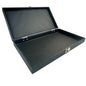 BIN BUDDY Show Case & Collector's Box | Size 8.5" x 14.75" x 2" | Secure Latch | Great For Storing & Displaying Jewelry, Watches, Collections & Art Equipment