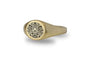 Meditation Engraved Ring - 14k Gold Buddhism Yoga Personalized Jewelry for Women