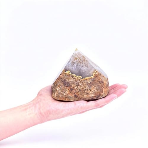 Rough Agate Wand Gemstone Big Irregular Column 1.7-2.2Lbs for Reiki Practitioner Chakra Balance Earth Vibration Energy Healing - color: Natural, size: 1.7-2.2 Pound