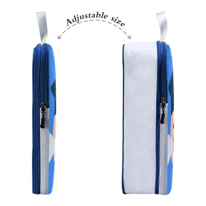 Waterproof 3 Set Packing Travel Organizer Polyester Compression Bags for Travel, Post-exam Relief Look (3 Set) - color: Post-Exam Relief Look