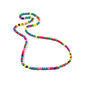 COLORFUL BLING Ethnic Natural Wood Beads Necklace for Men Women Africa Wooden Chain Chunky Strand Necklace Statement Hip Hop Jewelry - color: colorful