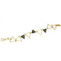 Black and Gold Minimalist Bracelet