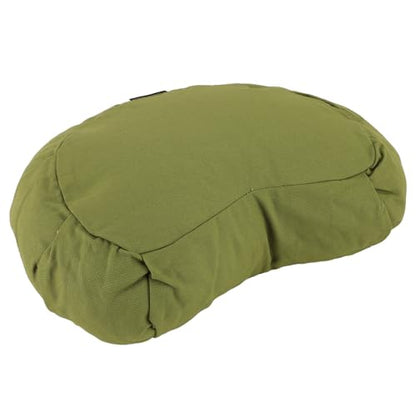 Meditation Cushion for Sitting, On Floor Cotton Cloth with Buckwheat Hulls Pillow, Yoga Pillow for Meditation Practices, Removable Washable Pillowcase