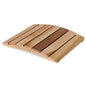 All Things Cedar Outdoor Wooden Garden Bridge for Walkway, Backyard Pond, 2’, Natural - size: 27.5 inches x 24 4