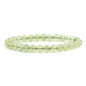Justinstones Gem Semi Precious Gemstone 6mm Round Beads Stretch Bracelet 6.5 Inch - color: A Grade Prehnite