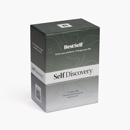 BestSelf Self-Discovery Deck - 50 Daily Prompts for Positive Affirmations & Personal Growth. Engage in Daily Thought & Improve Yourself!