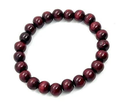 Cultivate Peace: 10mm Rosewood Stretch Bracelet - Wrist size 7.5 Inches