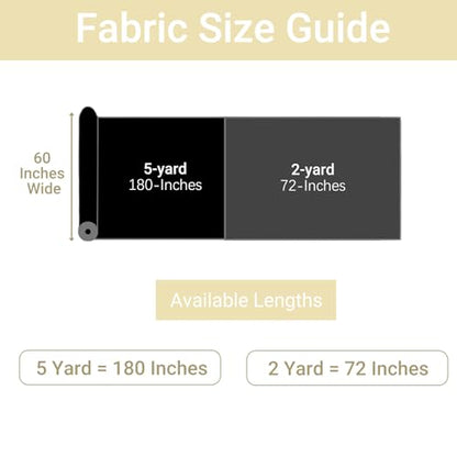 Q&J Fabric Co. 100% Cotton Fabric by The Yard 60'' Wide x 2 Yards, Natural Muslin Fabric Nearly Medium Weight Material for DIY Sewing Apparel Cloth, Quilting, Soft Embroidery Cloth, Garments (Black) - color: Black, size: 2 Yard