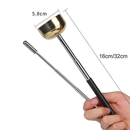 Brass Chime Sound Bowl Handicraft Spiritual Gifts, L - size: L