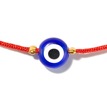 Evil Eye Bracelet Red String Kabbalah Protection Handmade Adjustable Bracelet For Women Men, ADULT Bracelets - color: Blue