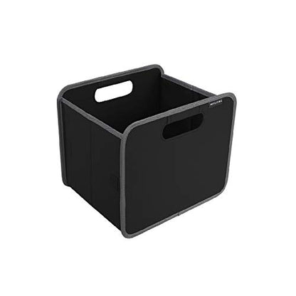 Foldable Box Shelf Organizer Home Office Crafts Linens 10.4x12.6x10.8inches, 1-Pack/Small, Lava Black - color: Lava Black, size: 1-Pack / Small