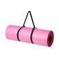 Amazon Basics Extra Thick Exercise Yoga Mat with Carrying Strap - color: Pink, style: 1/2 Inch