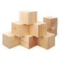 8 Pack Wooden Cubes for Crafts – 3 Inch Craft Quality Wood Cubes, Wood Blocks for Crafts Perfect for DIY Crafts and Art Projects, Unfinished Wood Cubes for DIY Project（Not a Toy） - size: 8 Pack 3 Inch