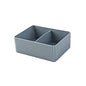 Plastic Home Office Bathroom Storage Box Grid Desktop Sundries Storage Box Makeup (Color : Gray M) - color: Gray M