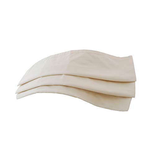 Organic Cotton Pillow Case - One Pack 13"x 18" Kids Pillow Pillowcase with No Zipper - 300 TC Thread Count - Soft, Safe and Hypoallergenic - Off White - size: 13"x18"