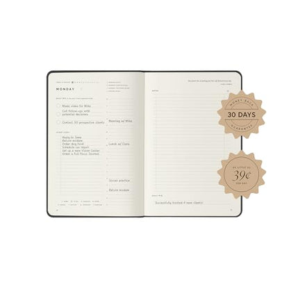 Full Focus Evergreen Linen Planner by Michael Hyatt - The #1 Daily Planner to Set Annual Goals, Increase Focus, Eliminate Overwhelm, and Achieve Your Biggest Goals - Hardcover - color: Evergreen