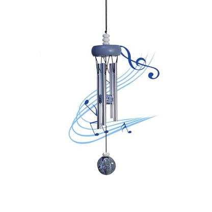 Small Wind Chimes for Outside,Mini Wind Chimes for Indoor,with Wind Catcher, Suitable as A Gift,Christmas Windchimes Indoors Gifts for Unisex (Gray)