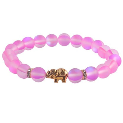KSQS Lover Couple Bracelet Yoga Balancing Reiki Healing with Elephant for Christmas Thanksgiving