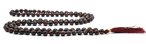 Amazing Gemstone Japa Mala 108 Prayer Beads Necklace and Wrist Mala Bracelet for Meditation