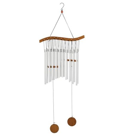 Regal Art & Gift Garden Kyoto Wind Chimes - Outdoor Decorative Metal Hanging Chime - Relaxing Sound for Yard, Patio, Porch or Garden - Wave