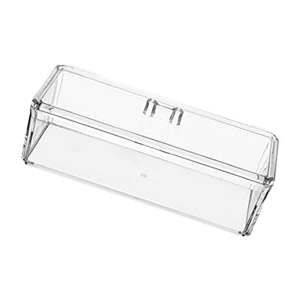 Transparent Storage Box for Jewelry Candy Makeup Versatile Home Organizer Sturdy Design for Desk and Table Use Keeps Items Neat and Tidy