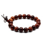 Zen Dear Unisex Natural Rosewood Prayer Beads Buddha Buddhist Prayer Meditation Mala Necklace Bracelet - style: 10mm 19 beads