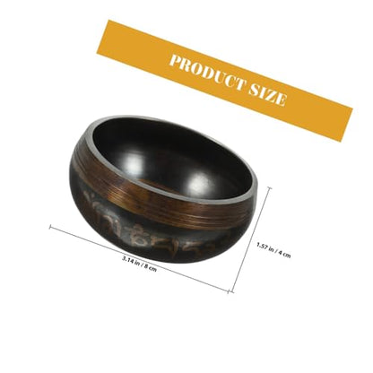 Wakauto Handcrafted Tibetan Singing Bowl for Meditation and Yoga with Mallet and Cushion Portable Healing Bowl for Mindfulness Stress Relief and Zen Decor