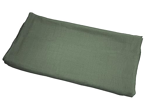 Women's Cotton Scarves Lady Light Soft Fashion Solid Scarf Wrap Shawl - color: New Armygreen