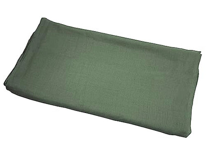 Women's Cotton Scarves Lady Light Soft Fashion Solid Scarf Wrap Shawl - color: New Armygreen