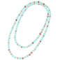 Beaded Necklace Hand Knotted for Woman - color: Shoushan Stone 1