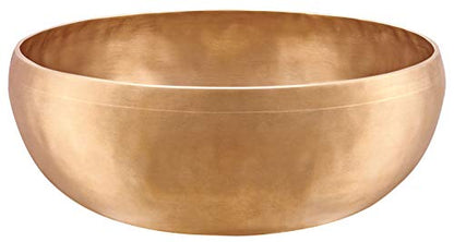 Bronze Singing Bowl with Felt Ring and Cover, Cosmos Series — MADE IN INDIA — For Meditation, Yoga and Sound Healing Therapy, 2-YEAR WARRANTY - size: 11.5", style: Single