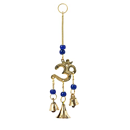 Incense Garden Windchime Brass - 8 Inches Length (OM) - color: Om
