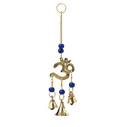 Incense Garden Windchime Brass - 8 Inches Length (OM) - color: Om