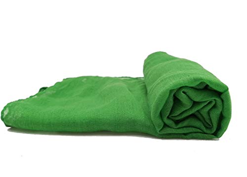 Women's Cotton Scarves Lady Light Soft Fashion Solid Scarf Wrap Shawl - color: Green2