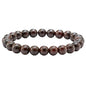 Amazing Gemstone Crystal Bracelet for Women Men's Gifts - Protection Healing Crystal Bracelet - 8mm Gemstone Beaded Stretchable Bracelet Pulseras Para Hombres Mujer Stocking Stuffers Mothers Day Gift (Garnet) - color: Garnet